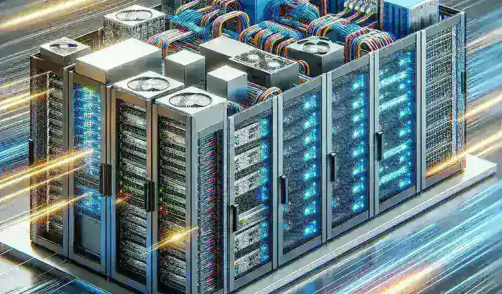 "Modular data center design showcased in a modern facility, emphasizing its components for rapid deployment and scalability, illustrating the advantages discussed in the article 'Why Modular Data Center Design Boosts Deployment Speed.'"