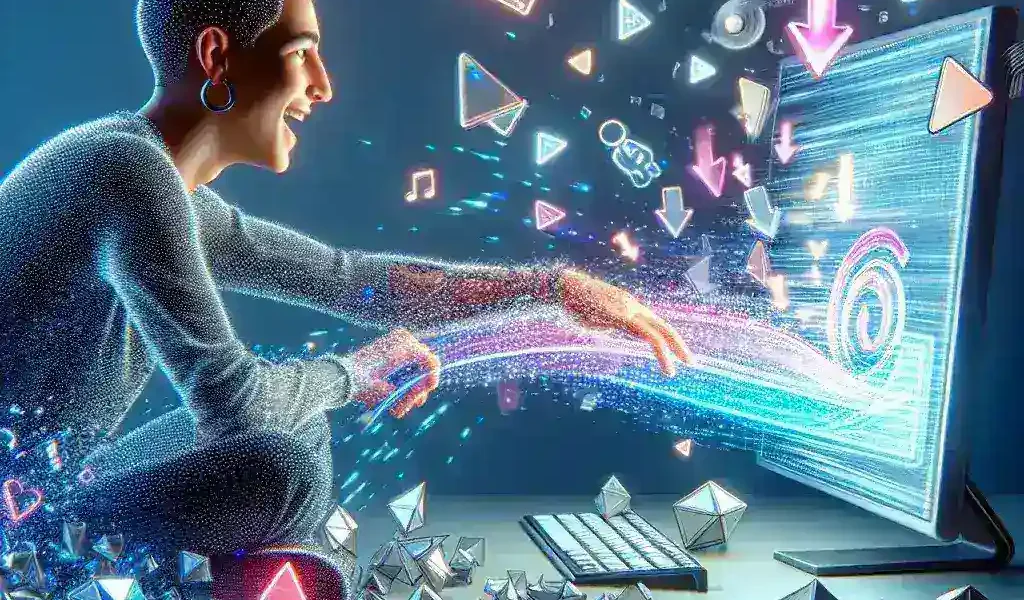 "User downloading TikTok videos using top tools for seamless content sharing and enjoyment - Mastering the Art of TikTok Video Downloading"