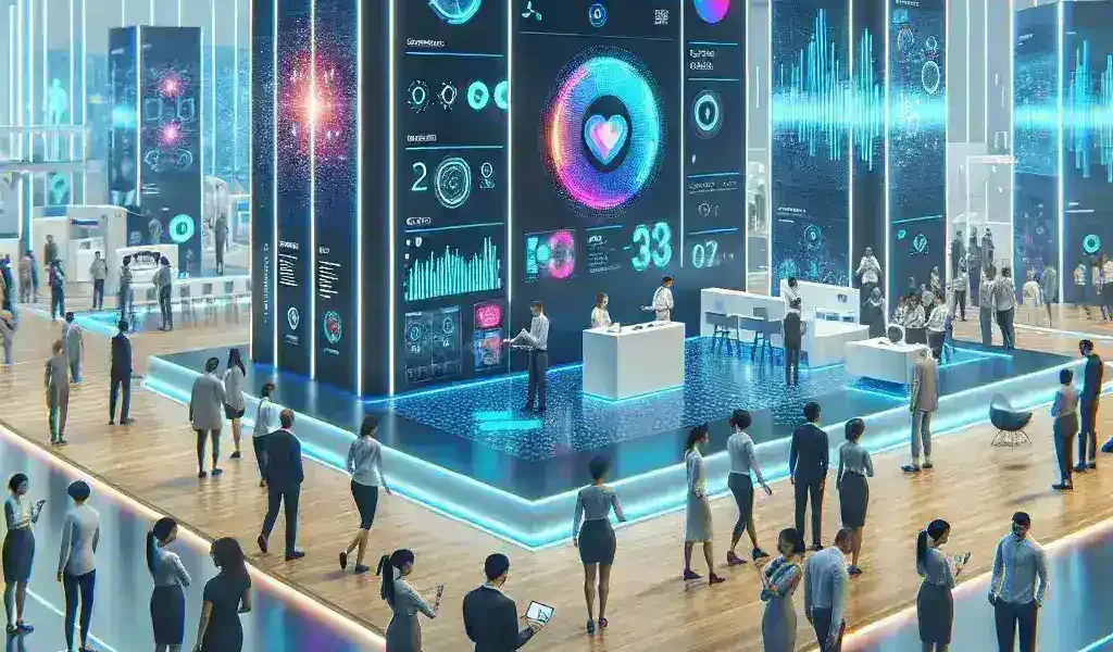 "Health monitoring device showcased at CES 2025, featuring advanced technology for real-time health tracking and innovative design, highlighting the latest trends in wearable health tech."