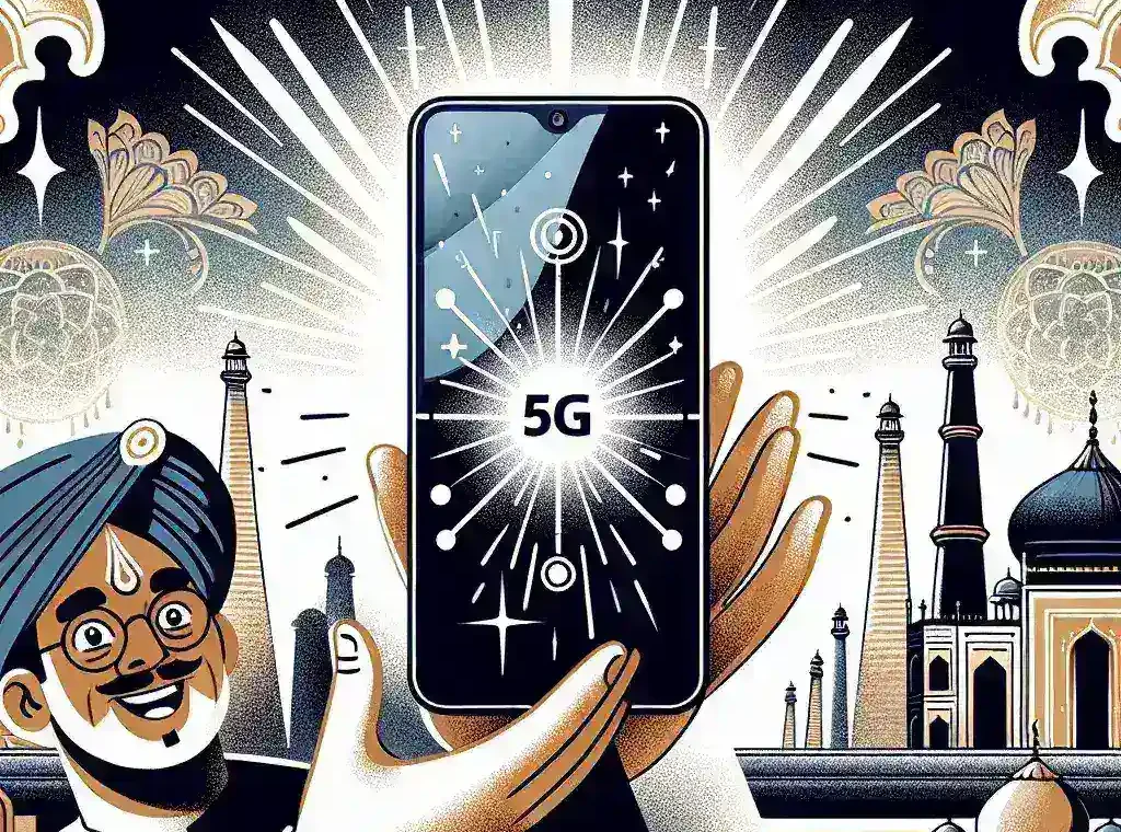"Samsung Galaxy F06 smartphone showcasing sleek design and advanced features, highlighting India’s latest 5G technology launch."