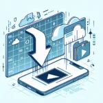 "Person using a TikTok video downloader app on a smartphone to save favorite TikTok videos effortlessly."