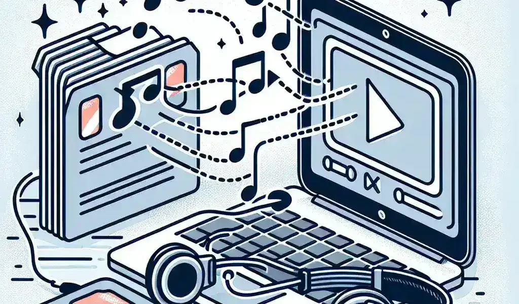 "Step-by-step guide on converting Twitter videos to MP3 format, showcasing an illustration of video and audio conversion tools, with a Twitter logo and MP3 file icon."